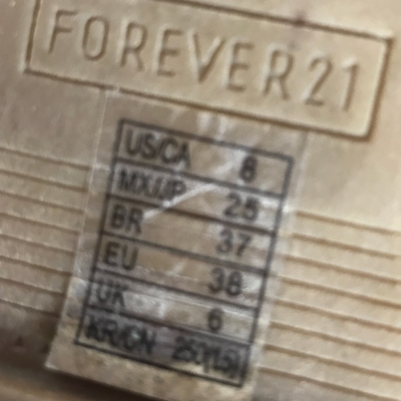 Forever 21 strappy gladiator sandals - Picture 5 of 6